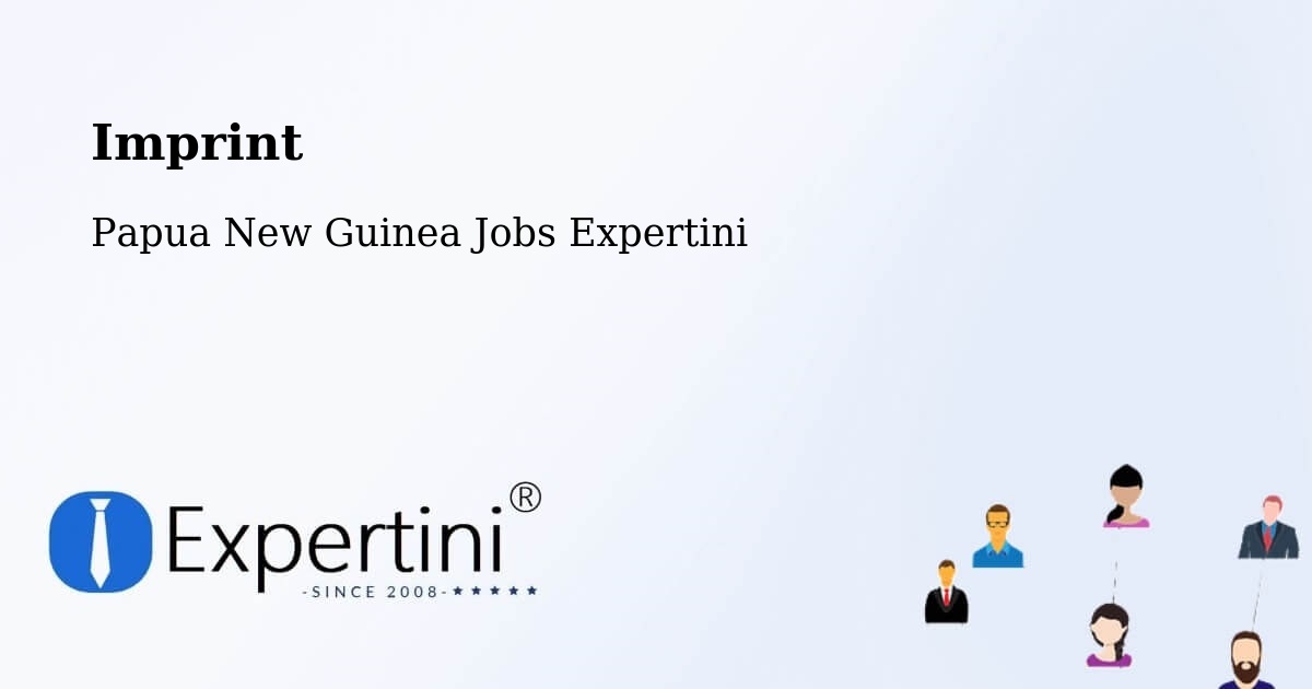 Imprint – North Wahgi - Papua New Guinea Jobs Expertini